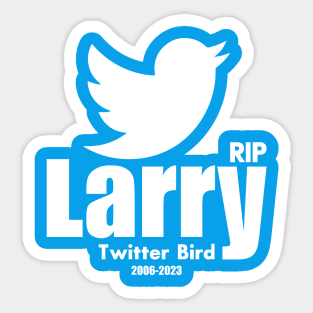 RIP Twitter Bird Sticker